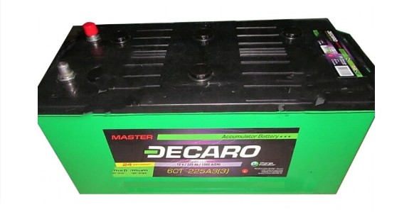 Акумулятор 225Ah-12v DECARO MASTER (518х274х240), L,EN1500